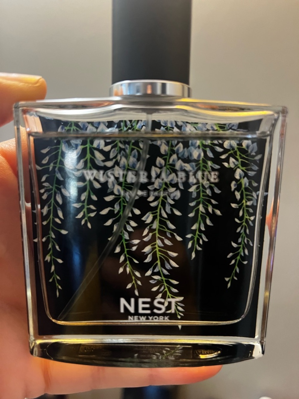 SM New York Blue & Black Wisteria Perfume Display
